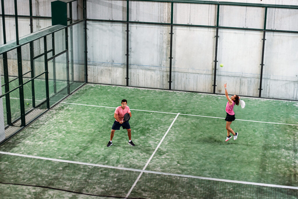 Teamwork im Padel